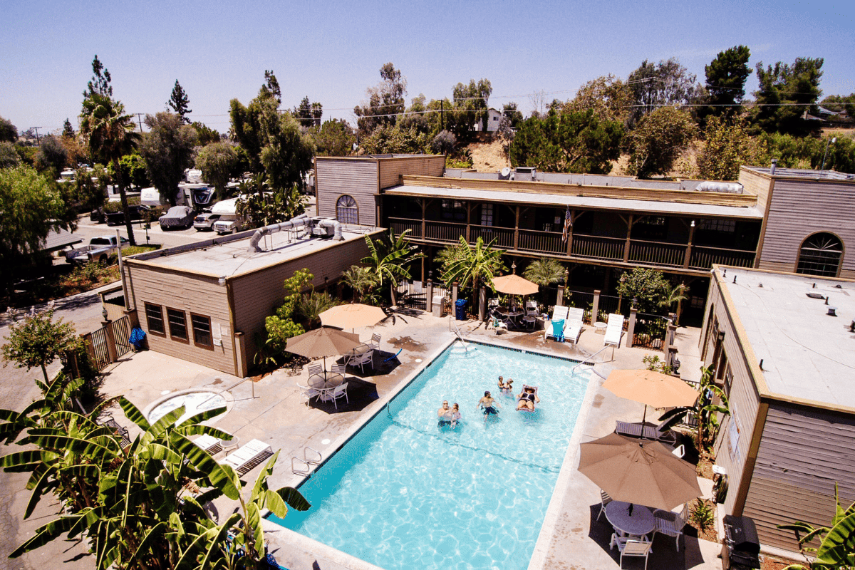 Bird view of Circle RV Resort