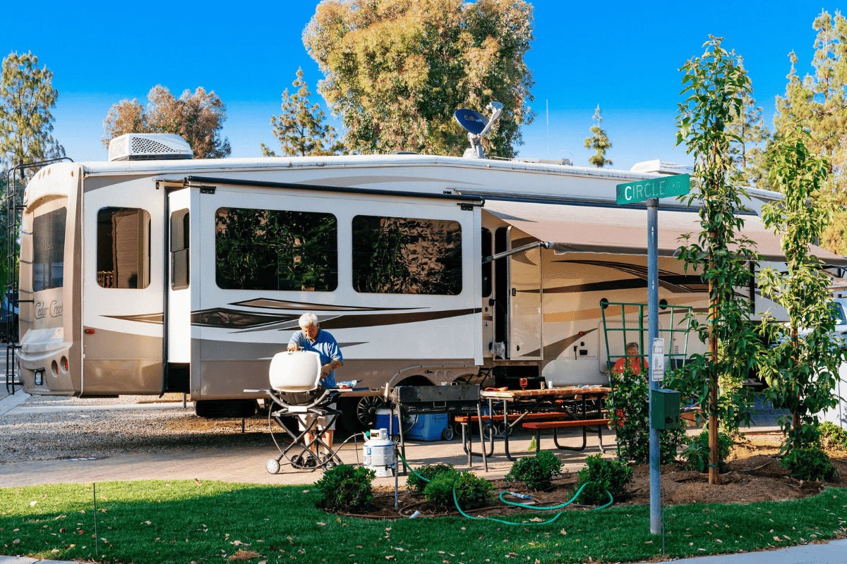 Monthly RV Site rentals at Circle RV Resort