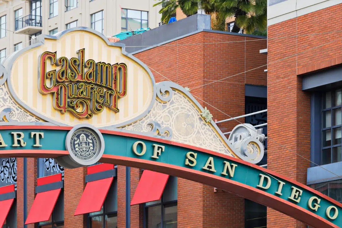 Gaslamp Quarter in San Diego